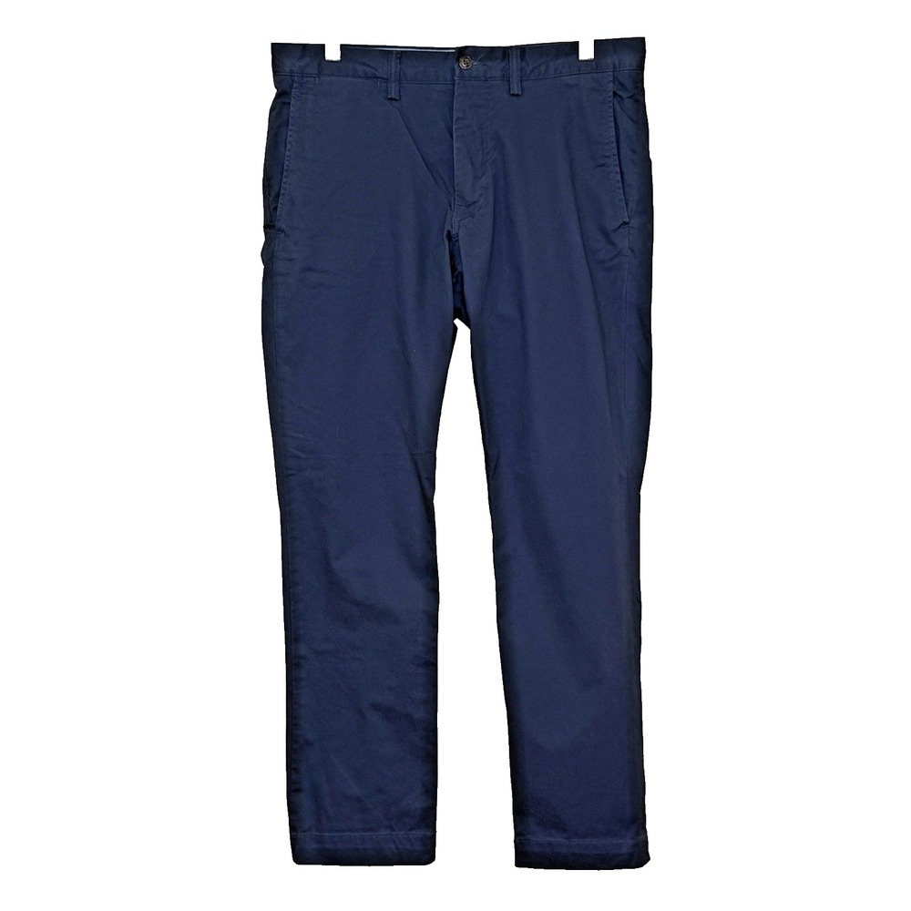 Polo Ralph Lauren Stretch Slim Fit Chino Pants Mens 32x30 Blue Straight Leg